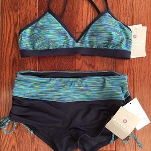 Athleta Paddle Out Space Dye Bikini Top & Bottom